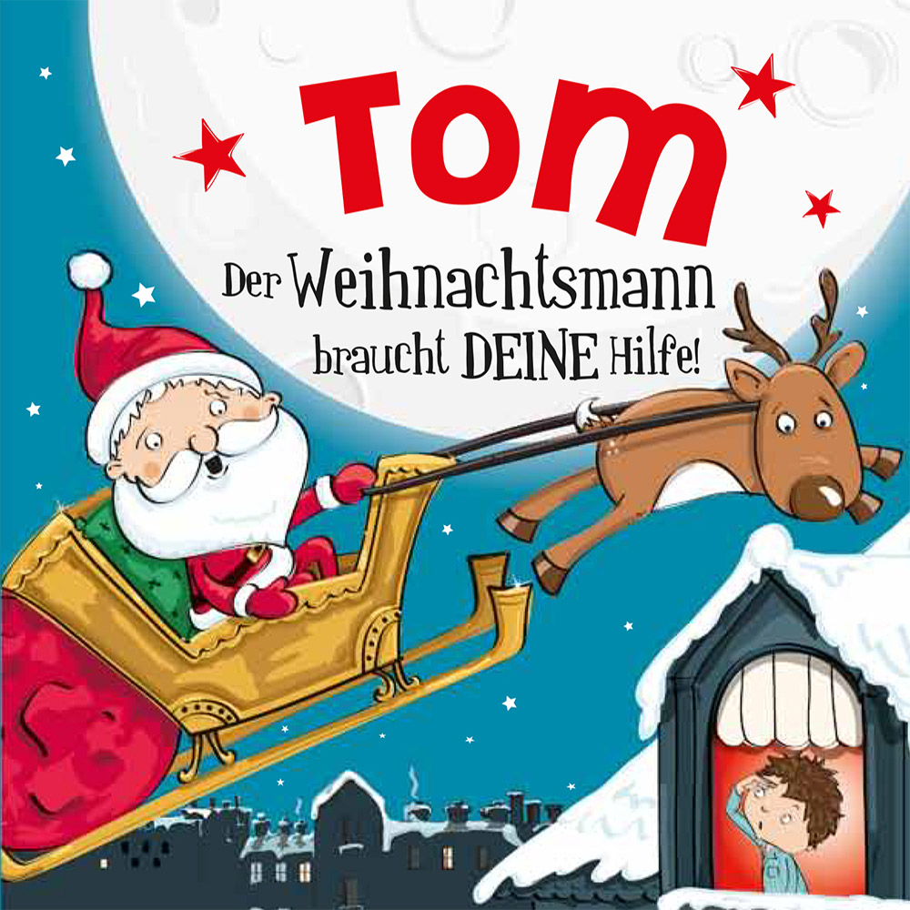 Personalisierte Weihnachtsgeschichte für Tom